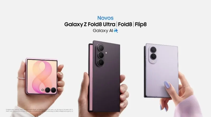 Samsung Unpacked 2026: Galaxy Z Fold 8 dobrável