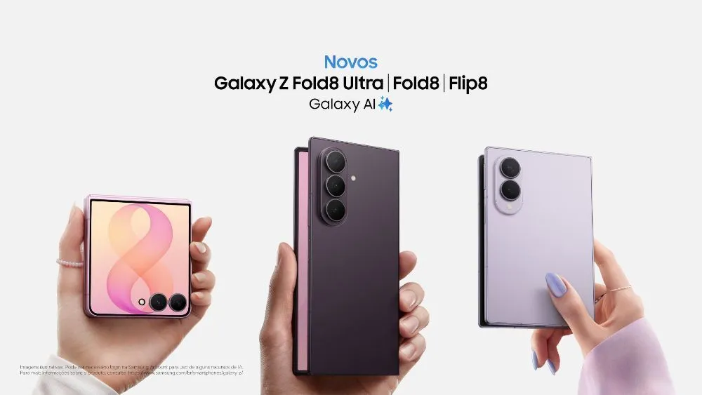 Samsung Unpacked 2026: Galaxy Z Fold 8 tem bateria inédita