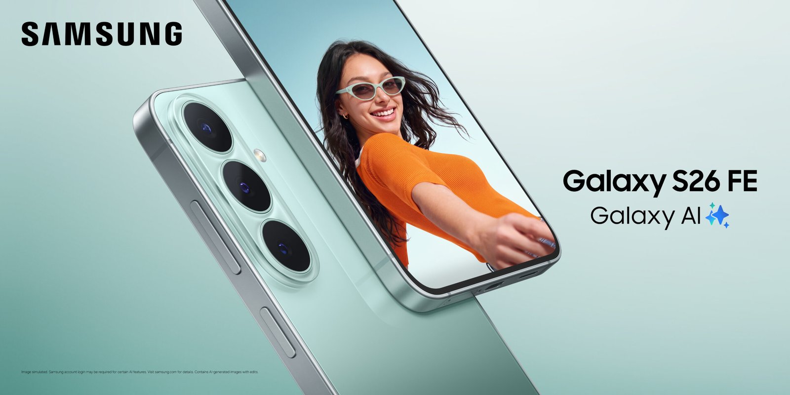 Galaxy S26 FE é oficial: Samsung revela novo Fan Edition com IA